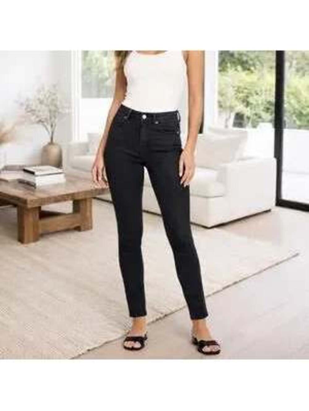 Anine Bing Black Anine Bing Black Skinny Jeans | High Rise | Designer Denim | 27